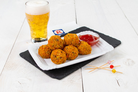 Kings-balletjes met saus