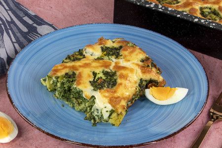 Spinazie-kip gratin